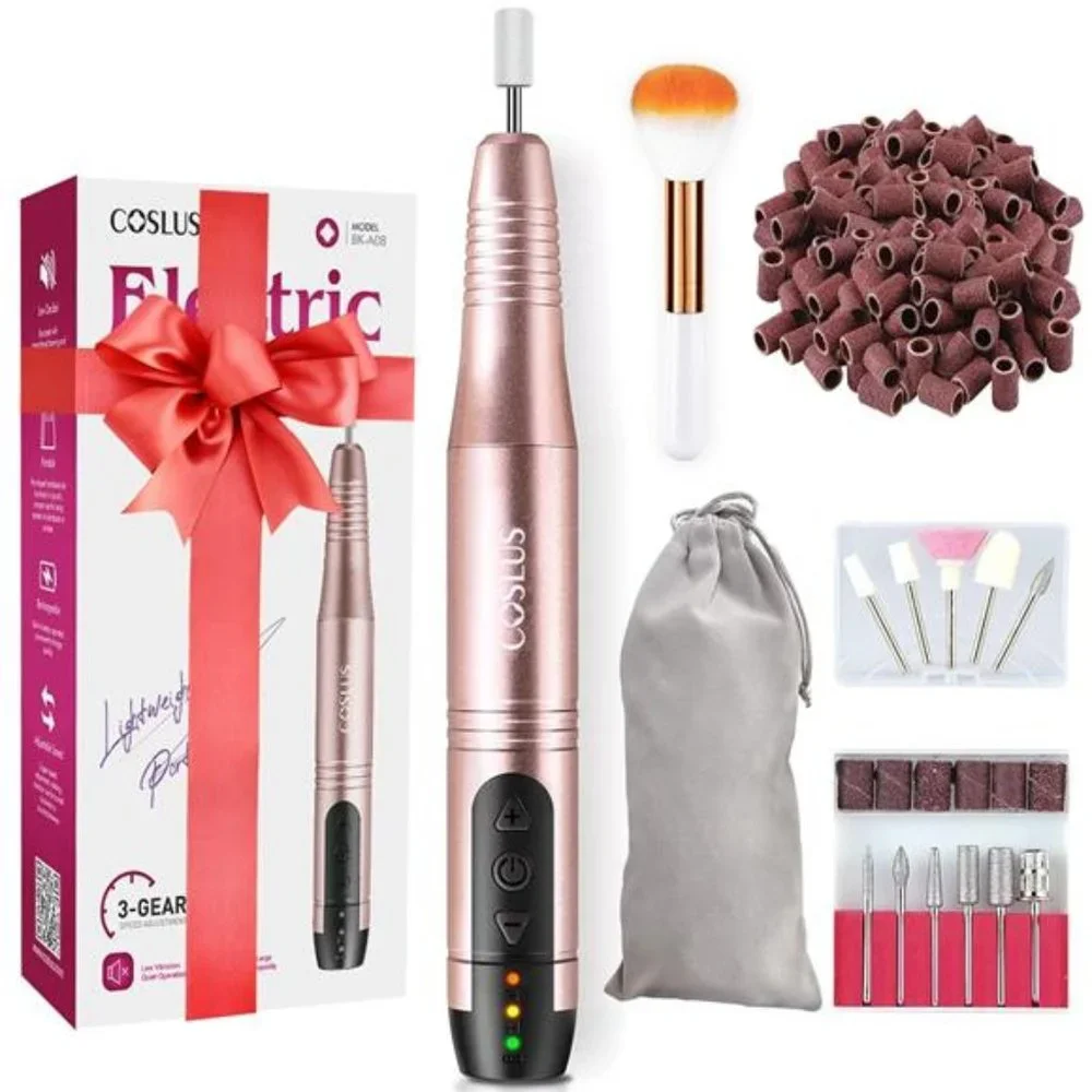Cordless Nail Drill Electric File:Professional for Acrylic Gel Dip Powder Nails - Picture 1 of 6